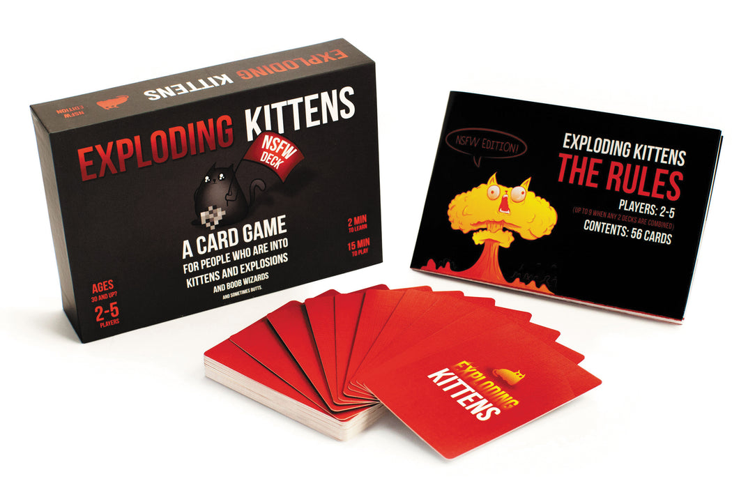 Exploding Kittens NSFW Edition Board Games EXPLODING KITTENS, INC.   