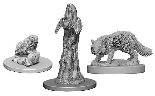 Pathfinder Deep Cuts Unpainted Miniatures: W1 Familiars Miniatures NECA   