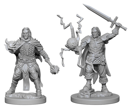 Pathfinder Deep Cuts Unpainted Miniatures: W1 Human Male Cleric Miniatures NECA   