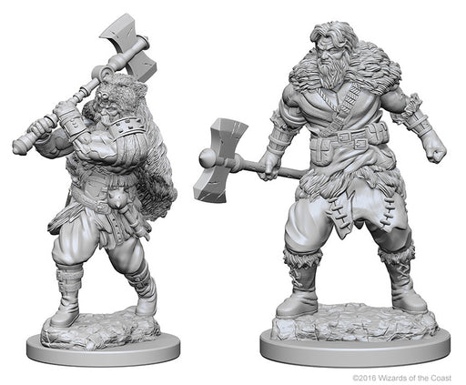 Dungeons & Dragons Nolzur`s Marvelous Unpainted Miniatures: W1 Human Male Barbarian Miniatures NECA   