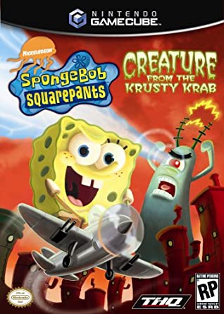 Spongebob Squarepants - Creature From the Krusty Krab - Gamecube - Complete Video Games Nintendo   