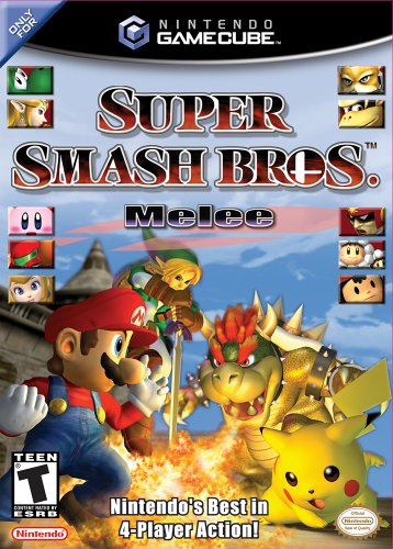 Super Smash Bros Melee - Gamecube - in Case Video Games Nintendo   