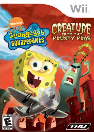 Spongebob Squarepants - Creature From the Krusty Krab - Wii - Complete Video Games Nintendo   