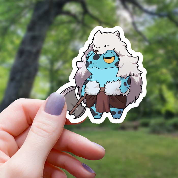 Barbarian Tabletop RPG Class Sticker - 3" Gift Mimic Gaming Co   