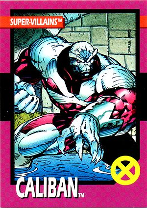 Marvel X-Men 1992 - 054 -  Caliban Vintage Trading Card Singles Impel   