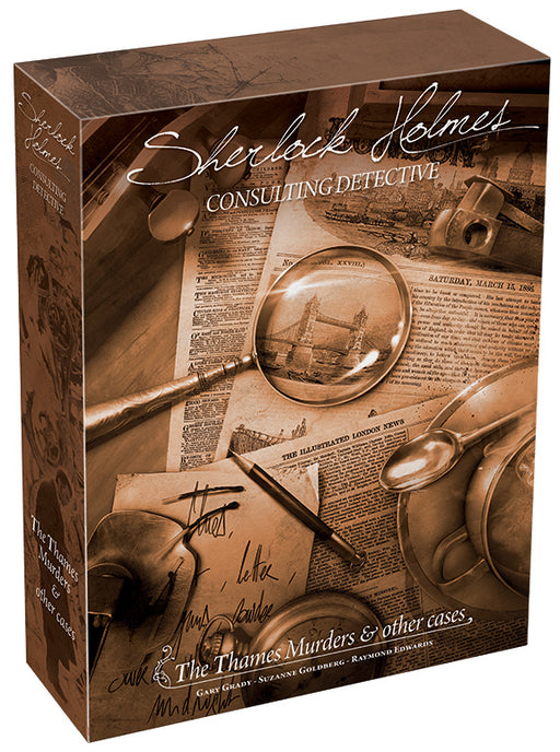 Sherlock Holmes: Consulting Detective - The Thames Murders and Other Cases (stand alone) Board Games ASMODEE NORTH AMERICA   
