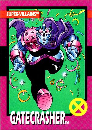 Marvel X-Men 1992 - 055 -  Gatecrasher Vintage Trading Card Singles Impel   