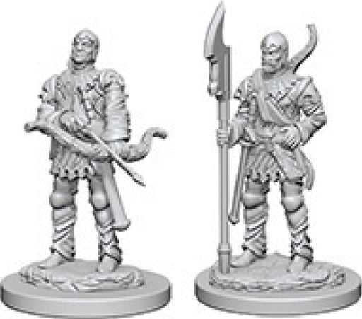 Pathfinder Deep Cuts Unpainted Miniatures: W4 Town Guards Miniatures NECA   