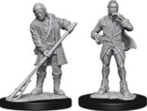 Pathfinder Deep Cuts Unpainted Miniatures: W4 Towns People (Farmer/Aristocrat) Miniatures NECA   
