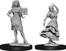Pathfinder Deep Cuts Unpainted Miniatures: W4 Bartender/Dancing Girl Miniatures NECA   