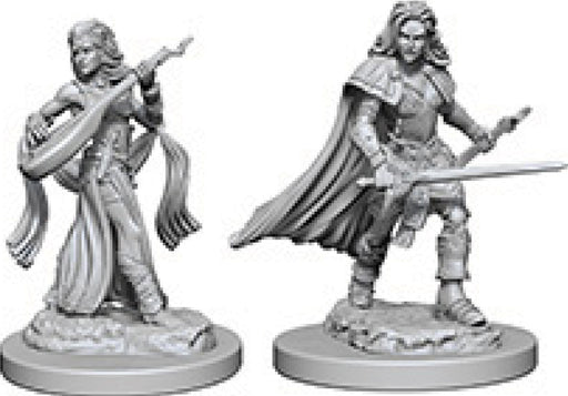 Pathfinder Deep Cuts Unpainted Miniatures: W4 Human Female Bard Miniatures NECA   
