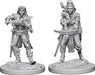 Pathfinder Deep Cuts Unpainted Miniatures: W4 Elf Female Bard Miniatures NECA   