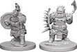 Pathfinder Deep Cuts Unpainted Miniatures: W4 Dwarf Male Barbarian Miniatures NECA   