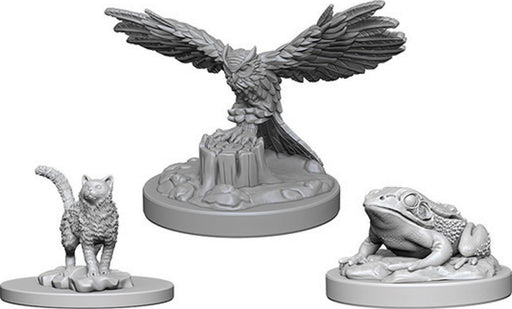 WizKids Deep Cuts Unpainted Miniatures: W4 Familiars Miniatures NECA   