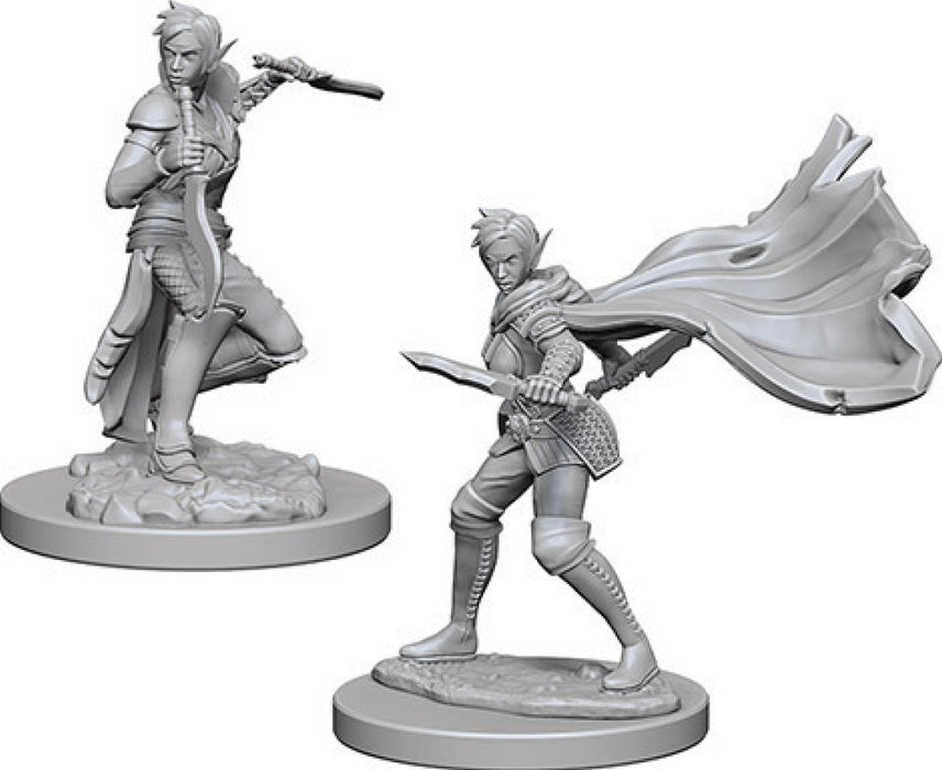 Pathfinder Deep Cuts Unpainted Miniatures: W4 Elf Female Rogue Miniatures NECA   