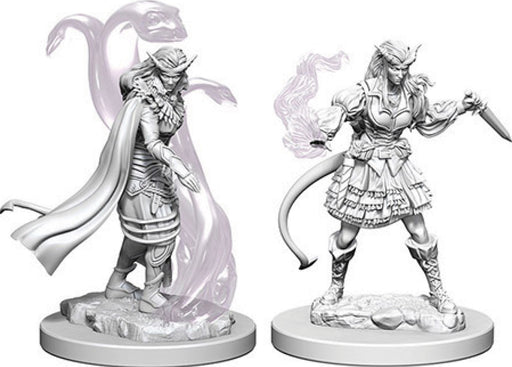 Dungeons & Dragons Nolzur`s Marvelous Unpainted Miniatures: W4 Tiefling Female Sorcerer Miniatures NECA   