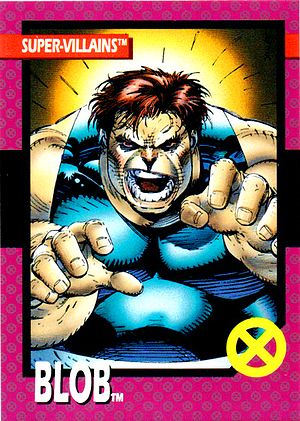 Marvel X-Men 1992 - 057 -  Blob Vintage Trading Card Singles Impel   
