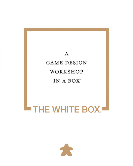 The White Box: A Game Design Kit In a Box Board Games Atlas Games   