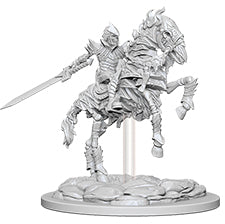 Pathfinder Deep Cuts Unpainted Miniatures: W5 Skeleton Knight on Horse Miniatures NECA   