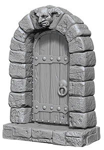 WizKids Deep Cuts Unpainted Miniatures: W5 Doors Miniatures NECA   