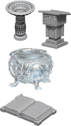 WizKids Deep Cuts Unpainted Miniatures: W5 Witch’s Den Miniatures NECA   