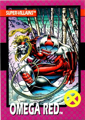 Marvel X-Men 1992 - 060 -  Omega Red Vintage Trading Card Singles Impel   