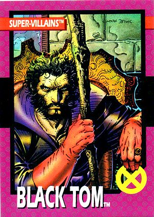 Marvel X-Men 1992 - 061 -  Black Tom Vintage Trading Card Singles Impel   