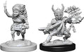 Dungeons & Dragons Nolzur`s Marvelous Unpainted Miniatures: W6 Female Halfling Fighter Miniatures NECA   