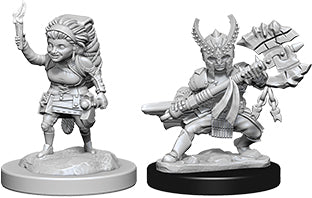 Dungeons & Dragons Nolzur`s Marvelous Unpainted Miniatures: W6 Female Halfling Fighter Miniatures NECA   