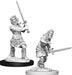 Pathfinder Deep Cuts Unpainted Miniatures: W6 Human Male Barbarian Miniatures NECA   