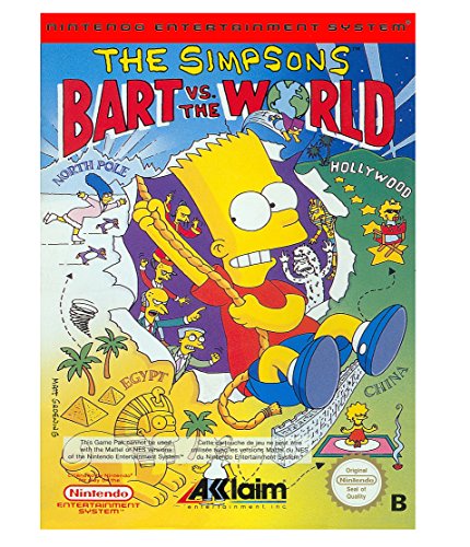 Simpsons - Bart vs the World - NES - Complete Video Games Nintendo   