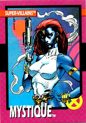 Marvel X-Men 1992 - 062 -  Mystique Vintage Trading Card Singles Impel   