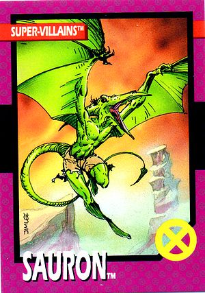 Marvel X-Men 1992 - 063 -  Sauron Vintage Trading Card Singles Impel