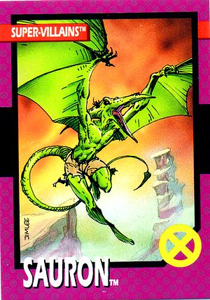 Marvel X-Men 1992 - 063 -  Sauron Vintage Trading Card Singles Impel   