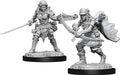 Pathfinder Deep Cuts Unpainted Miniatures: W7 Female Half-Elf Ranger Miniatures NECA   