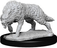 WizKids Deep Cuts Unpainted Miniatures: W7 Timber Wolves Miniatures NECA   