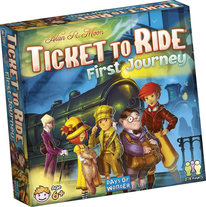 Ticket to Ride: First Journey Board Games ASMODEE NORTH AMERICA   