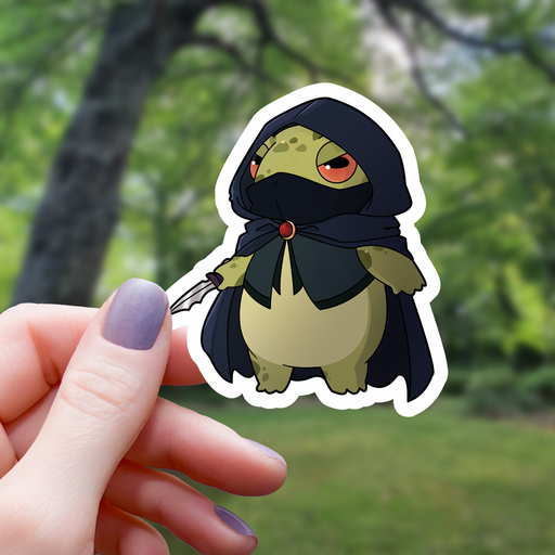 Frog Rogue RPG Class Inspired Sticker - 3" Gift Mimic Gaming Co   