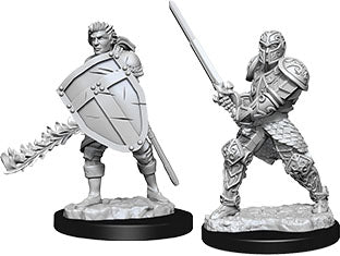 Dungeons & Dragons Nolzur`s Marvelous Unpainted Miniatures: W8 Male Human Fighter Miniatures NECA   