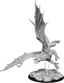 Dungeons & Dragons Nolzur`s Marvelous Unpainted Miniatures: W8 Young Green Dragon Miniatures NECA   