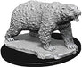 WizKids Deep Cuts Unpainted Miniatures: W9 Polar Bear Miniatures NECA   
