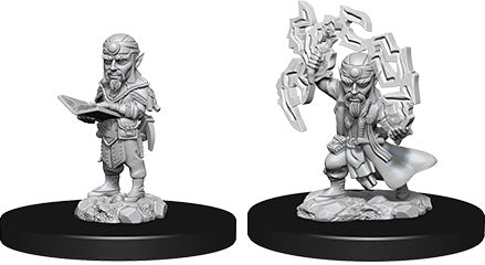 Pathfinder Deep Cuts Unpainted Miniatures: W9 Male Gnome Sorcerer Miniatures NECA   