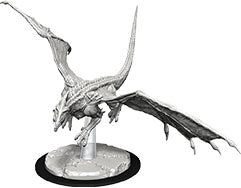 Dungeons & Dragons Nolzur`s Marvelous Unpainted Miniatures: W9 Young White Dragon Miniatures NECA   