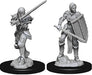 Dungeons & Dragons Nolzur`s Marvelous Unpainted Miniatures: W9 Female Human Fighter Miniatures NECA   