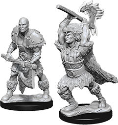 Dungeons & Dragons Nolzur`s Marvelous Unpainted Miniatures: W10 Male Goliath Barbarian Miniatures NECA   