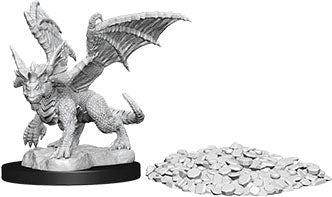 Dungeons & Dragons Nolzur`s Marvelous Unpainted Miniatures: W10 Blue Dragon Wyrmling Miniatures NECA   