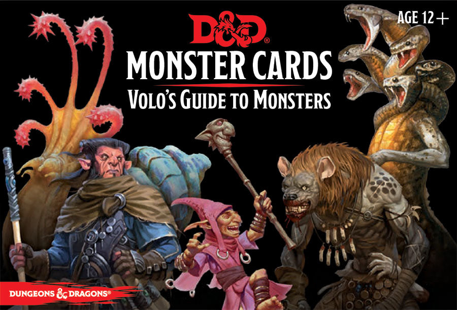 Dungeons and Dragons RPG: Monster Cards - Volo`s Guide to Monsters (81 cards) RPG BATTLEFRONT MINIATURES INC   
