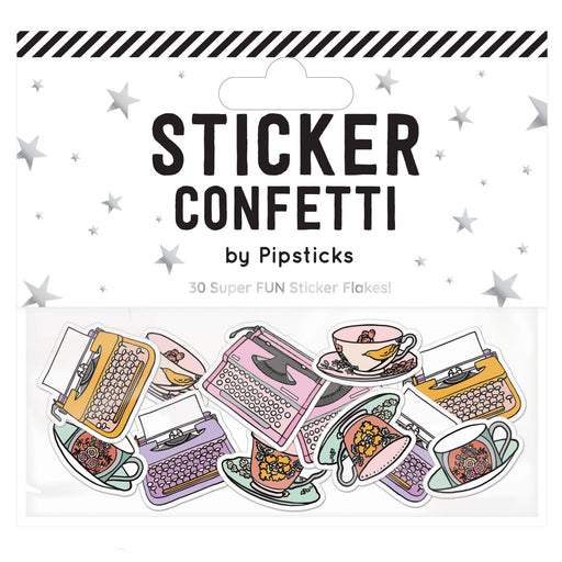 Tea & Type Sticker Confetti Gift Pipsticks   