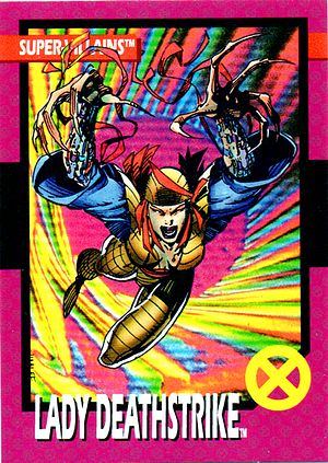 Marvel X-Men 1992 - 070 -  Lady Deathstrike Vintage Trading Card Singles Impel   