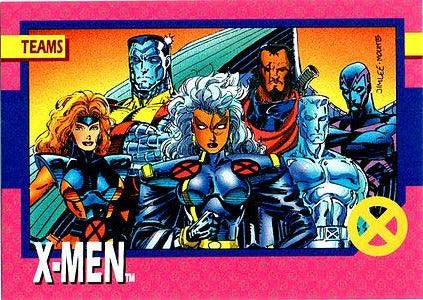 Marvel X-Men 1992 - 071 -  X-Men (Gold Strike Force) Vintage Trading Card Singles Impel   